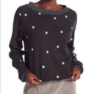 Wildfox - Football Star Crop Pullover size XS